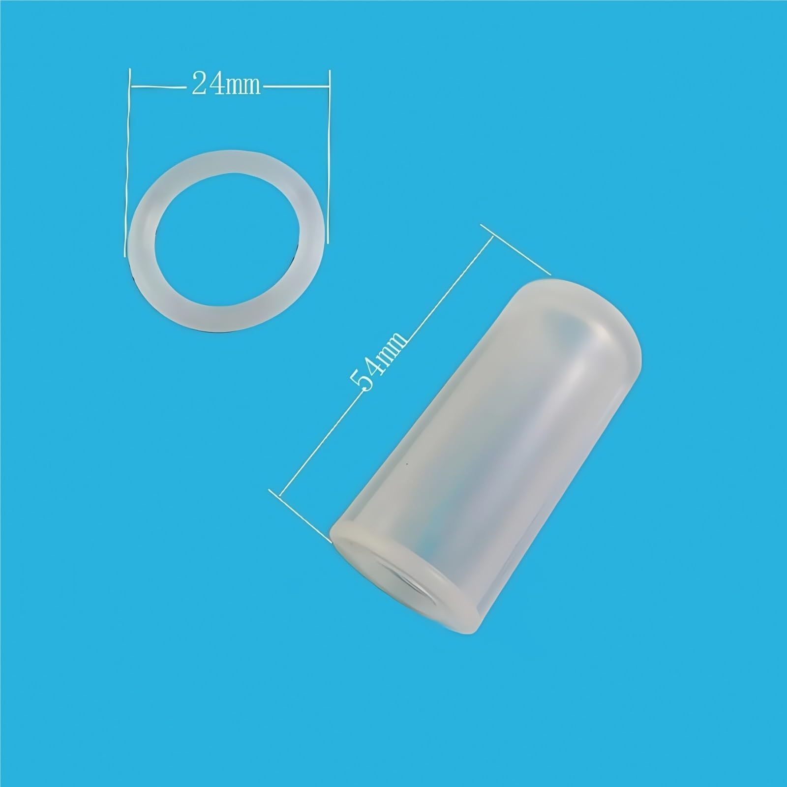 Weiße Farbe 15 PCS Pro Set Silikon Dicht Ringe Ersatzteile, kompatibel Mit VEVOR Eismaschinen Rohr Komponenten Von YKF Maschinen