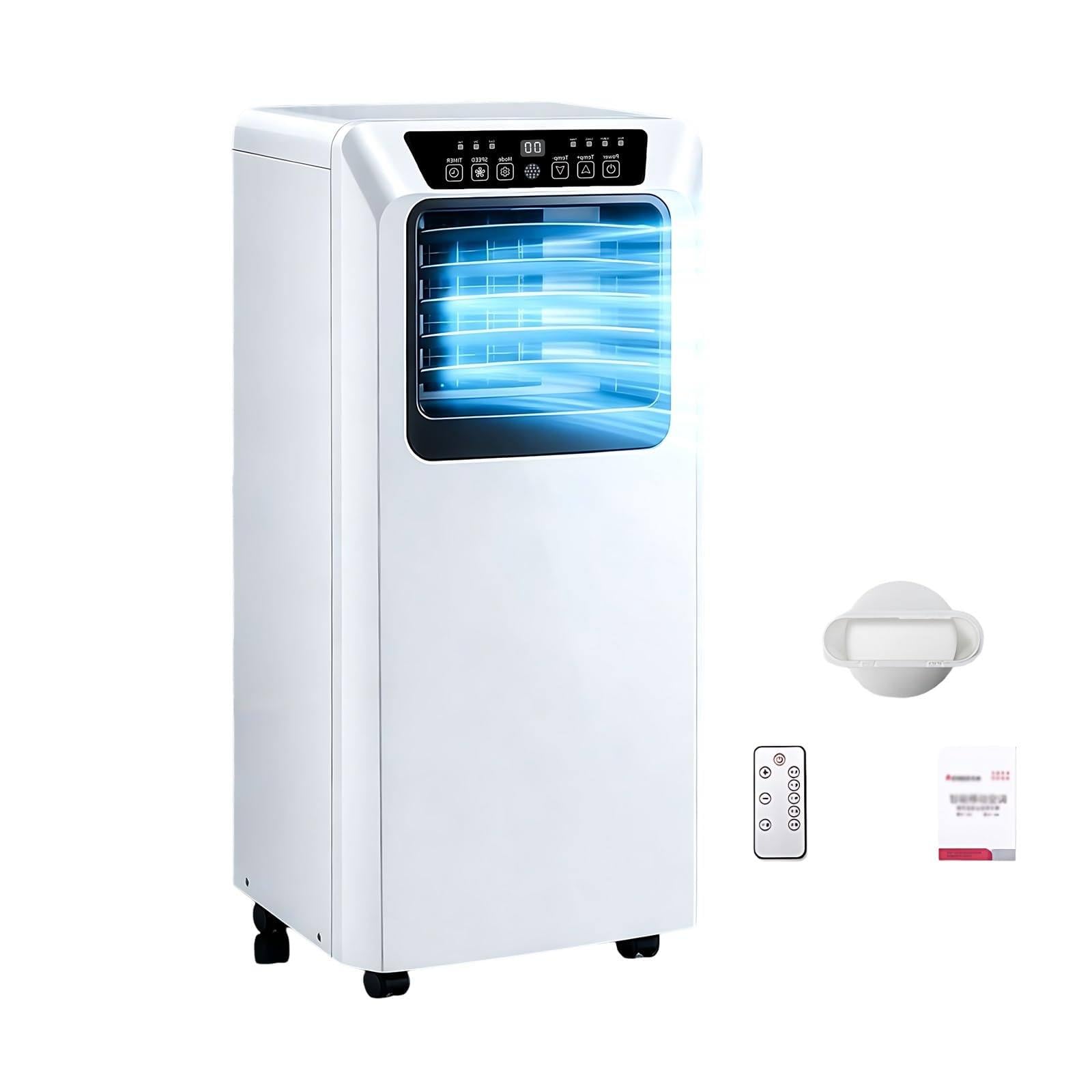 GSHSHOU 9000 BTU Portable AC with Touch Control Panel 7000BTU