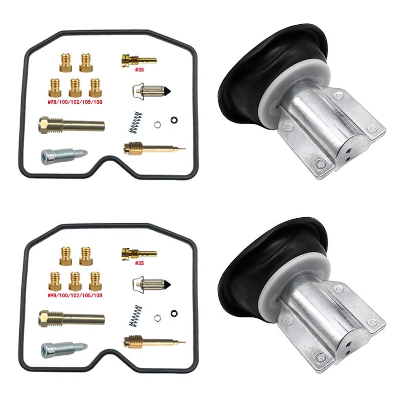 Kit réparation carburateur ER-5 500cc pièces carbu CVK34 pointeau gicleurs joints