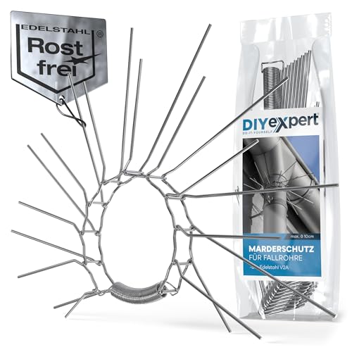 DIYexpert Marderschutz Fallrohr aus Edelstahl | [1 Stück] | Effektive...