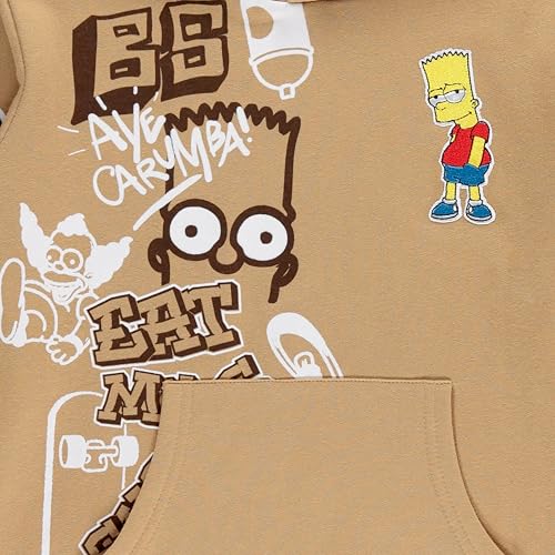 Ensemble sweat à capuche et short Bart Simpson garçon en coton doux toutes tailles - 7