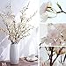 yueyue947 / Artificial Cherry Blossom Flowers, 4pcs Ramas de durazno Seda Arreglos...