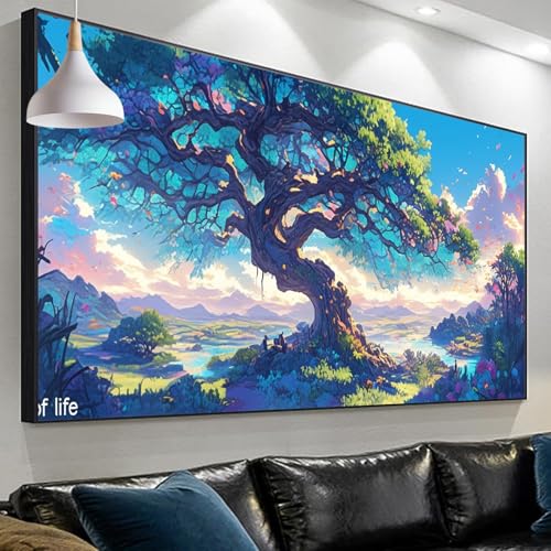 Peinture Diamant Dessin Animé grand format pour décoration murale salon