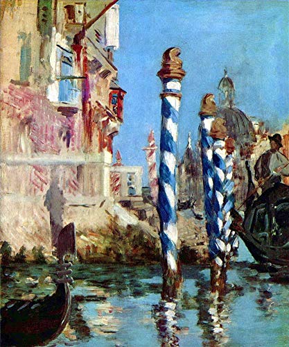 Peinture à l'huile Le Grand Canal Édouard Manet fait main par des maîtres