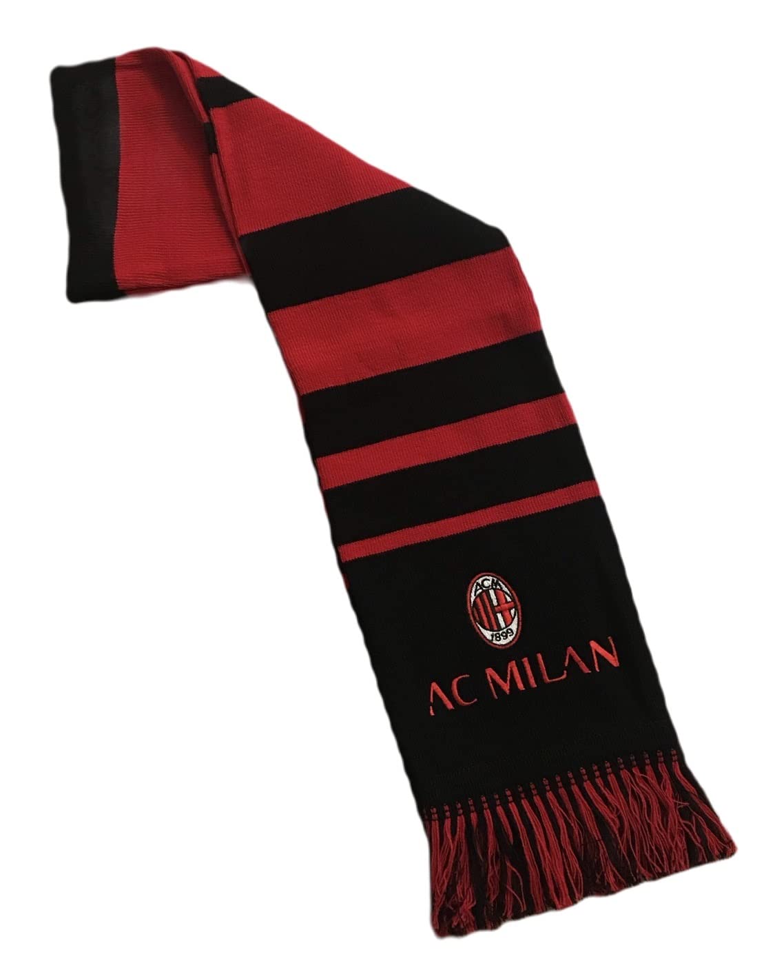 Sciarpa MILAN UFFICIALE modello Tubolare in Acrilico Rossonera SCTMINERO05