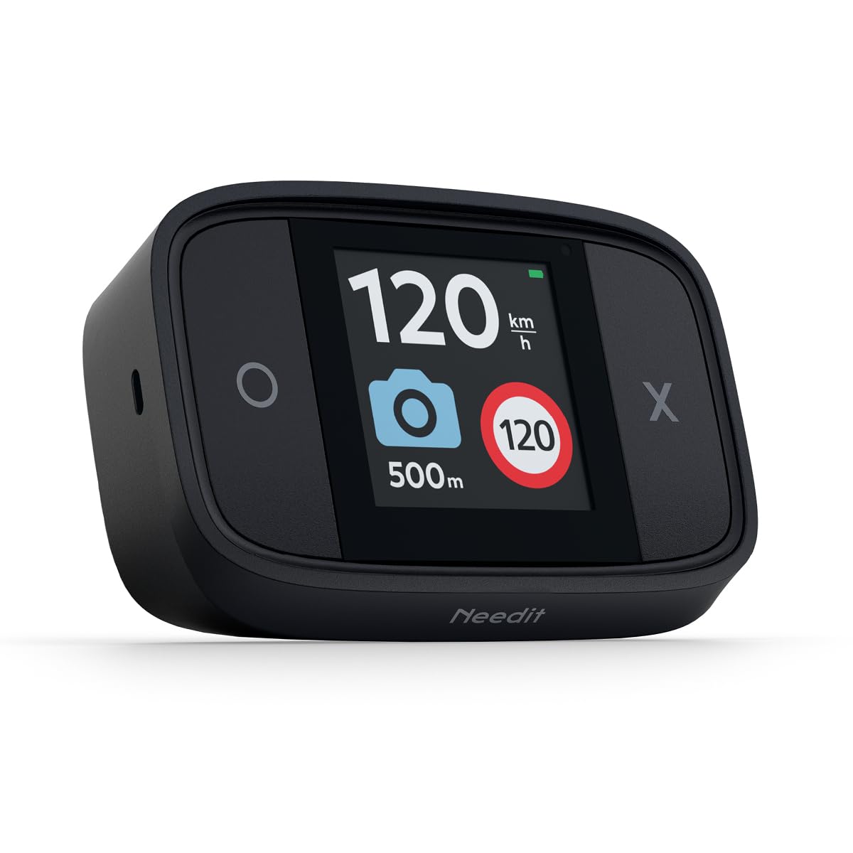 Needit Drive One Pro Verkehrswarner [NEUHEIT 2026] mit Farbdisplay | Für Apple CarPlay & Android Auto I mit Live-Verkehrswarnungen I Kein Abo erforderlich I Mit Daten von Blitzer.de
