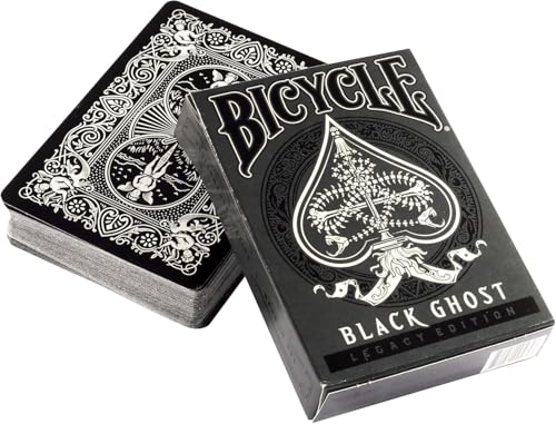 Bicycle Black Ghost Legacy Edition Spielkartenspiel, Schwarz, Performance Finish