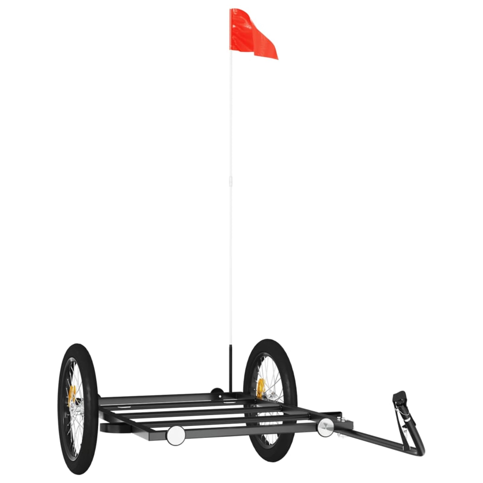 Fahrradanhänger 122x53 cm Eisen 30kg | Robustes Eisen, 30 kg Tragkraft, ideal für schwere Güter