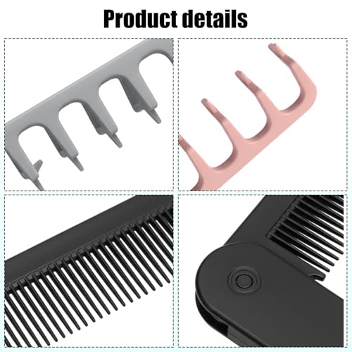 Set de 3 Peines de Dientes Anchos para Cabello Rizado miniatura 4