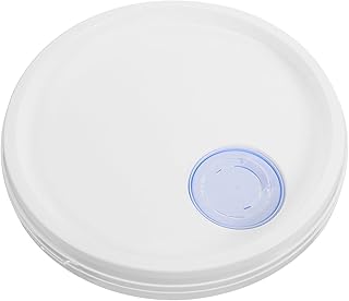 Healvian Auslaufsicherer Kunststoffdeckel für 18L Eimer mit Ausgießer Dichtungsdeckel für Farbeimer und Lagereimer Formstabil und Langlebig