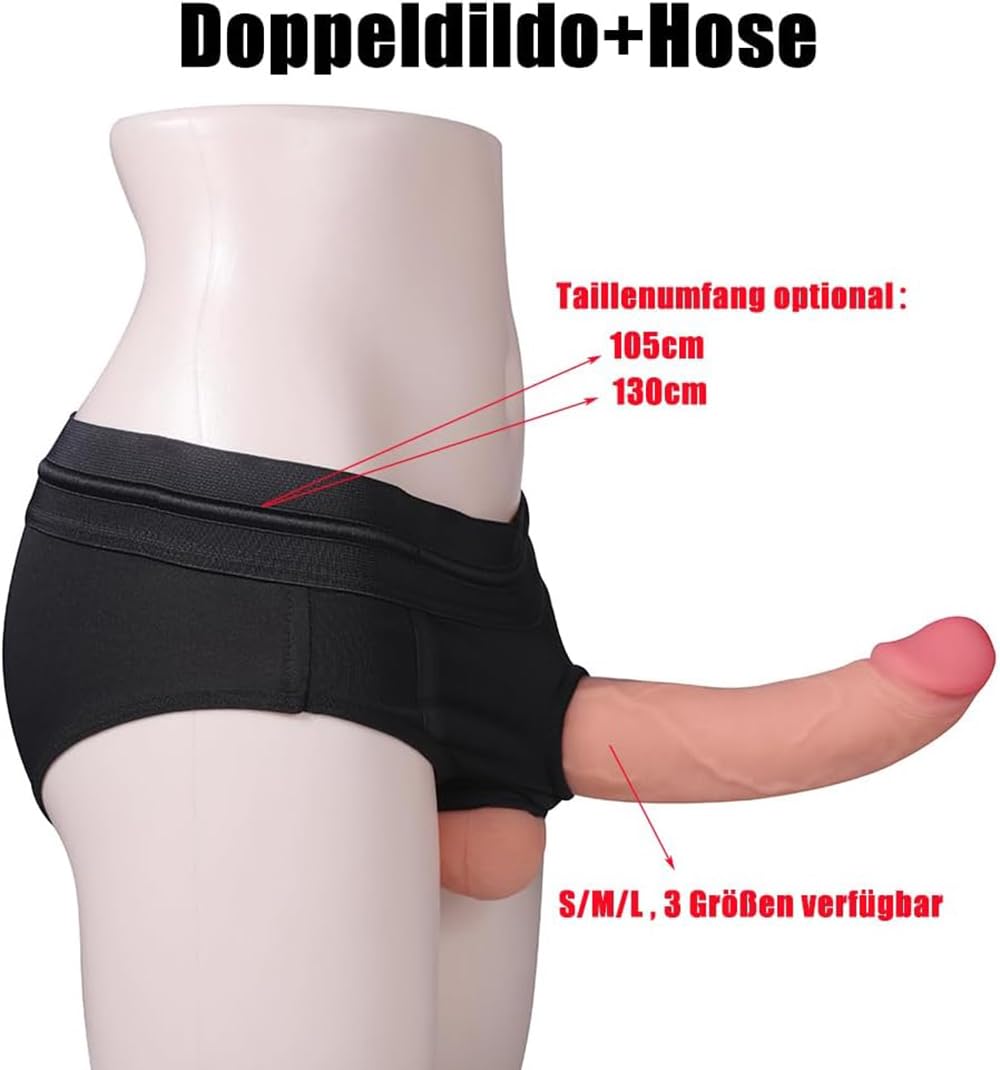 NAIXBTY Silikon Neu Umschnalldidos Doppeldildo mit Hose Realistischer  Doppelseitiger Dildo Sextoy Doppeldildos Analplug Penis-Nachbildung Extrem  Sexspielzeug fr Lesben Mnner Frauen Paare (Hosen) : Amazon.de: Drogerie &  Krperpflege