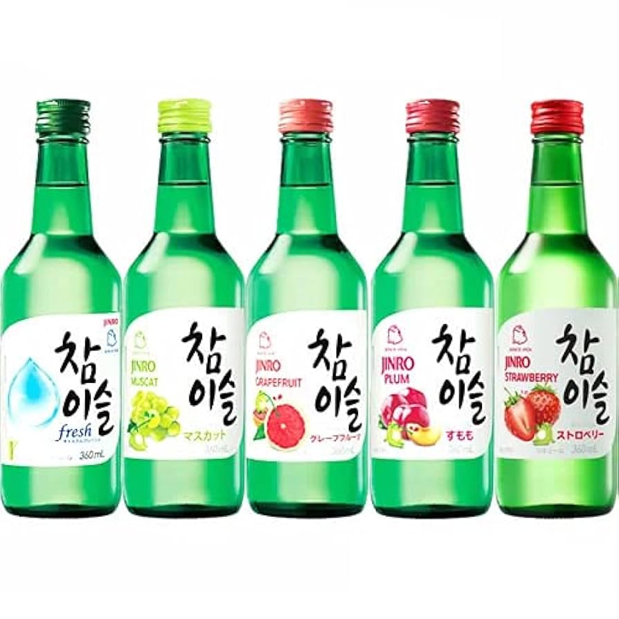 チャミスル ピーチ、グレープ、フレッシュ360ml x 各味20本(合計60本) チャミスル ピーチ、グレープ、フレッシュ360ml x 各味20本(合計