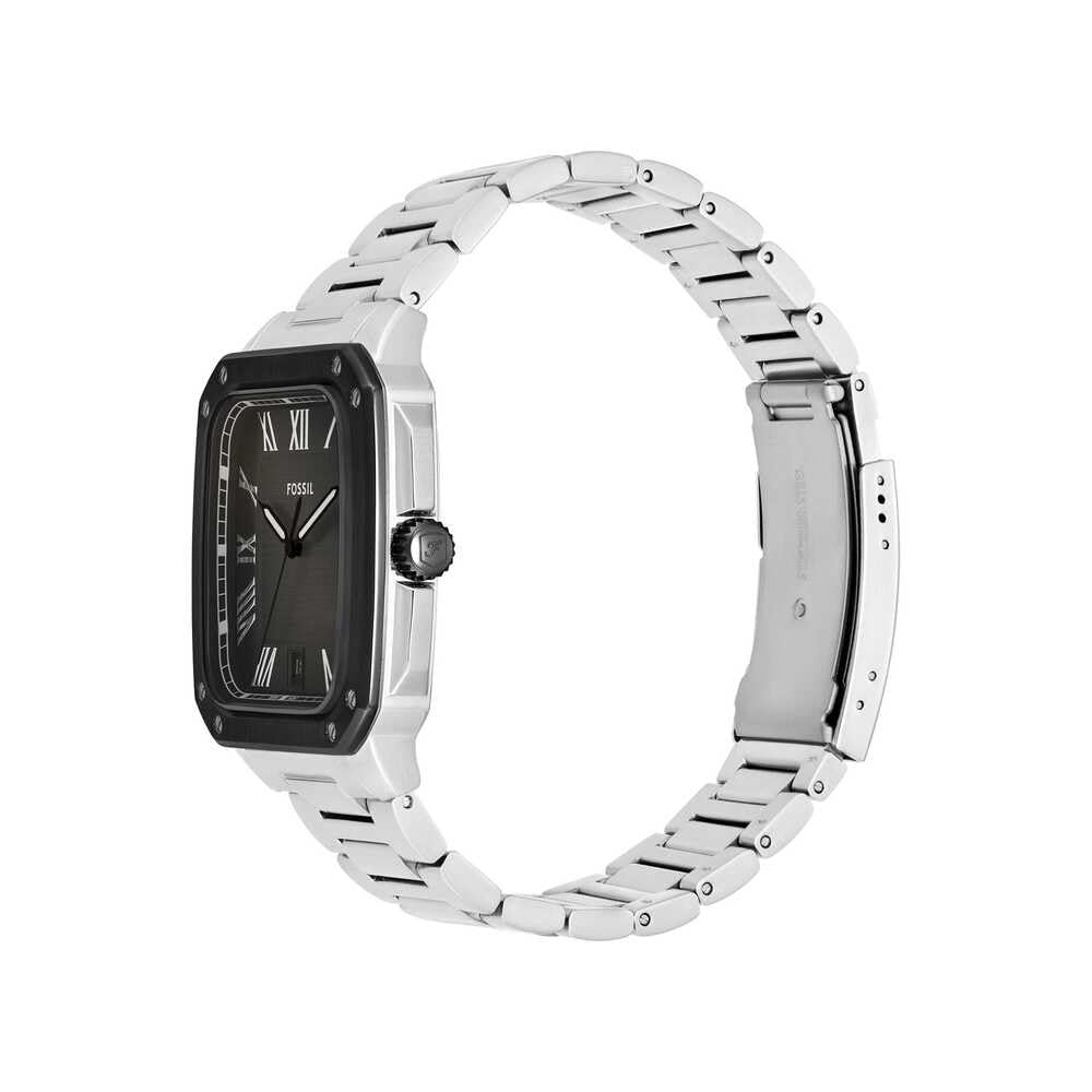 FOSSIL Hommes Analogique Quartz Montre avec Bracelet en Acier Inoxydable FS6121