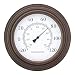 Bjerg Instruments 8" Decorative Indoor/Outdoor Patio Wall Thermometer (Bronze)
