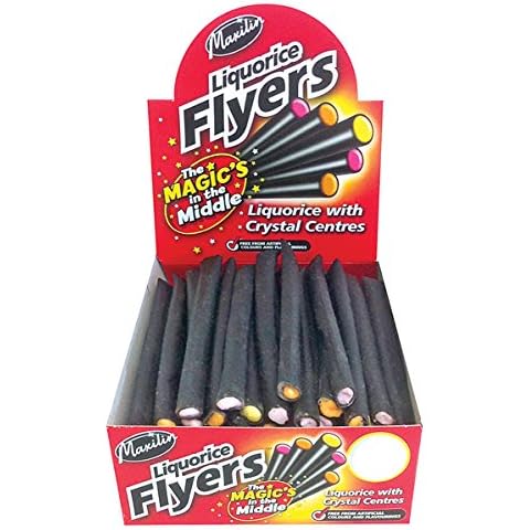 FLYERS Liquorice with Fruit Crystal Centre 40 Pieces Cover