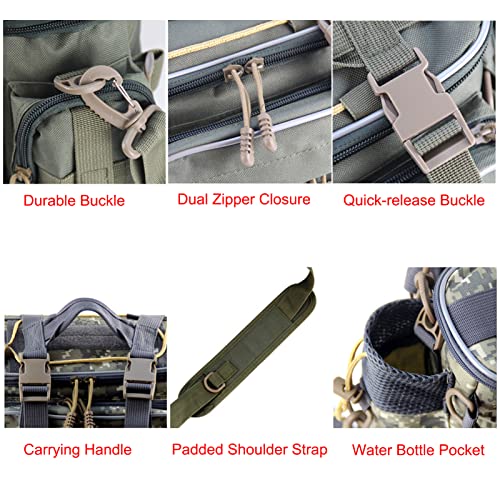 Saco de equipamento de pesca Saco de armazenamento de equipamentos de pesca Saco de cintura organiza