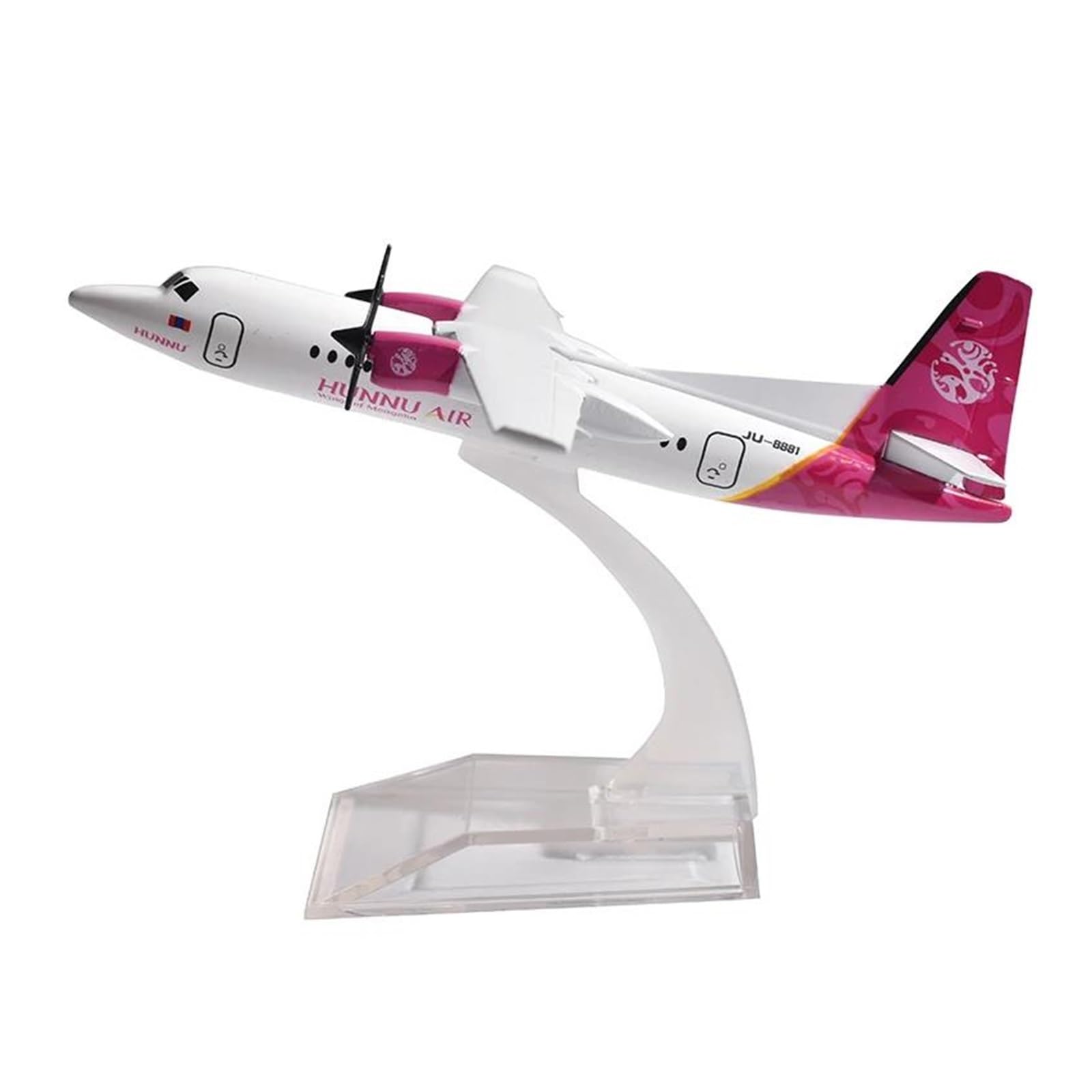 Maquette d'avion Hunnu Air ERJ145, décoration de bureau élégante pour passionné