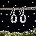 Sterling Silver Lucky Horseshoe Earrings - Handmade, Solid .925