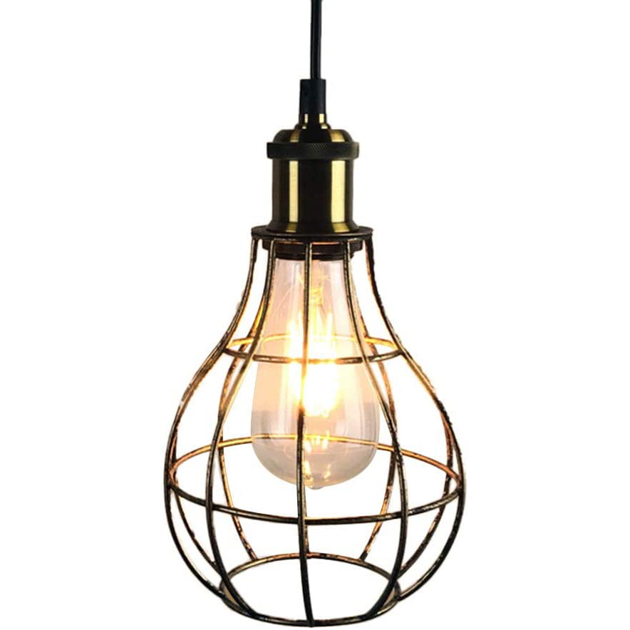 Lámpara colgante industrial E27 ideal para crear un ambiente íntimo de bar en tu salón