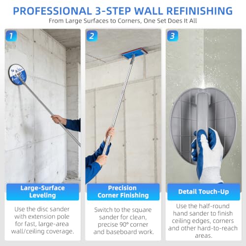 HOOMESUN Drywall Pole Sander Kit