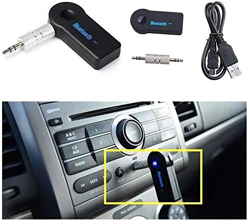 Miniatura 6 de Receptor Bluetooth 5.0 Receptor de audio inalámbrico, conector AUX de 0.138 in de audio para automóvilauriculares con cablesistema estéreo para el