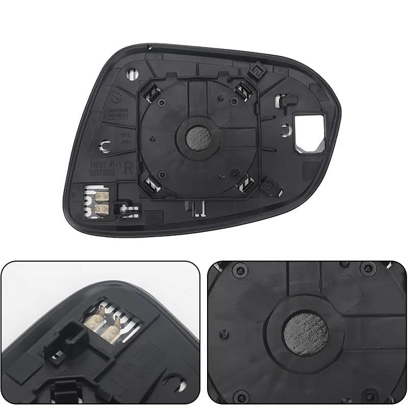Rétroviseur remplacement chauffant pour 4runner Tacoma RAV4 2013-2017 glace avec support - 4