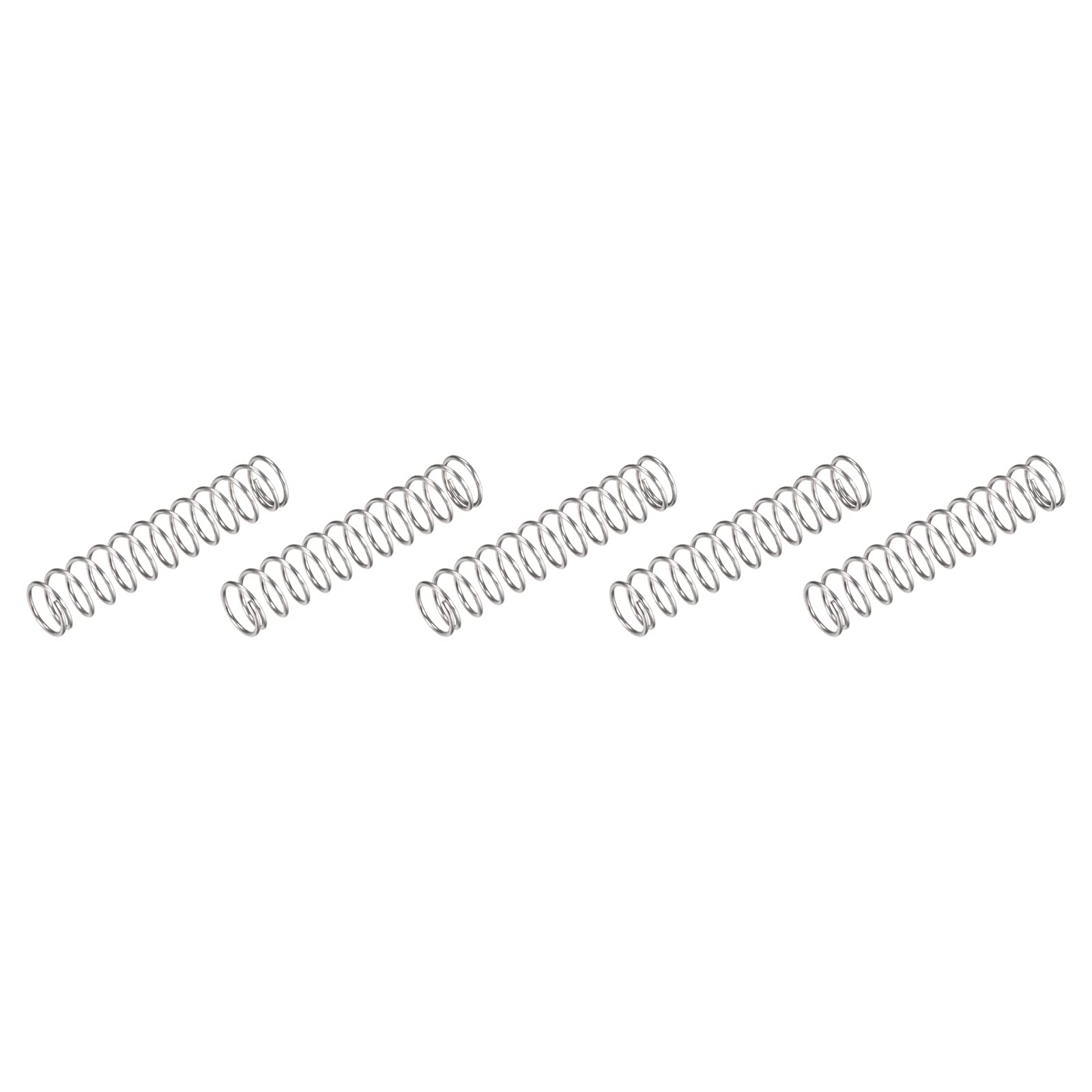 METALLIXITY Compression Springs (1x16mm OD,40mm Free Length) 5Pcs, 304 Stainless Steel Extension Spring - for Shop Home Repairs, DIY Projects, Silver Tone — Amazon image 18