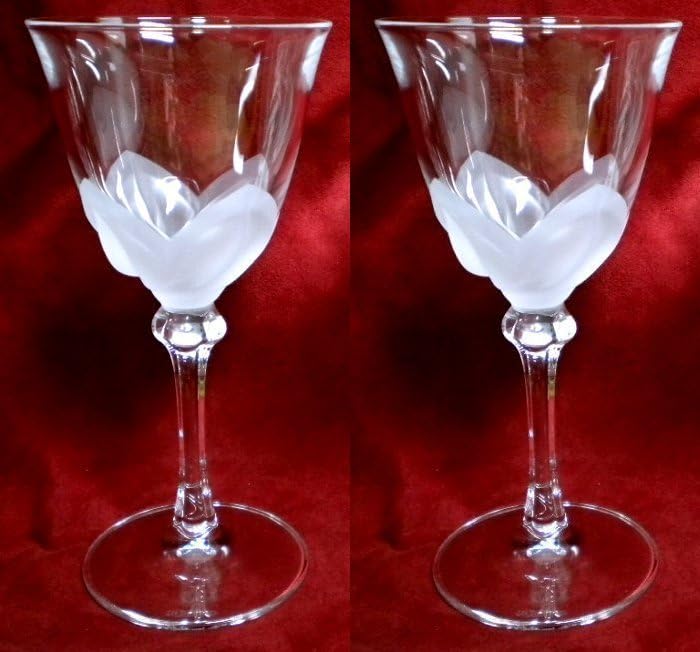 Amazon | フランス JGデュラン社 クリスタルワイングラス 2客組 容量