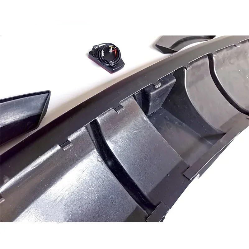Difusor trasero kit carrocería para VW Scirocco R 2017 labio con lámpara 4