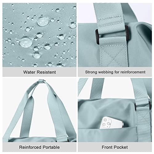 Travel Bag,Large Sports Tote Gym Bag,Waterproof Weekender Carry On Overnight Bags For Women With Trolley Sleeve,Travel Duffel Bag With Shoe Compartment #TOP5