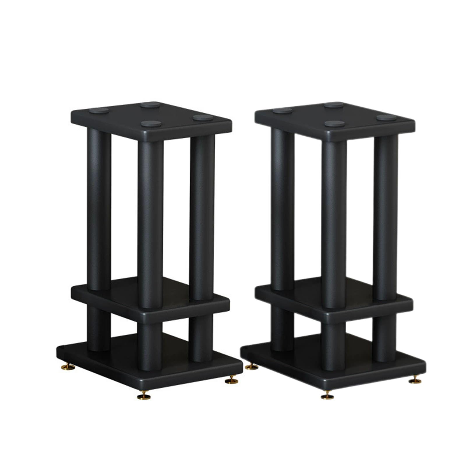 SFKLYU Soportes Universales para Altavoces Suelo, Plataforma Pies Aislantes y Función Ajuste Relleno Arena, Soportes Altavoces Sobremesa Altavoces Estantería Medianos y Grandes,30 * 35cm,51CM