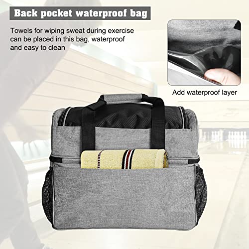 Beeyeo Bowling Ball Bag Bowling Tote For 2 Balls With Padded Ball Holder -Top Compartment Fits A Single Pair Of Bowling Shoes Up To Men Size 16 #TOP5