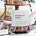 AOZHUO Difference Maker Definition Home Office Decor Wooden Box Sign, Motivational Farmhouse Decorative Positive Office Desk Accessories Wood Plaque Affirmations Wood Table Sign for TV Cabinet Shelf