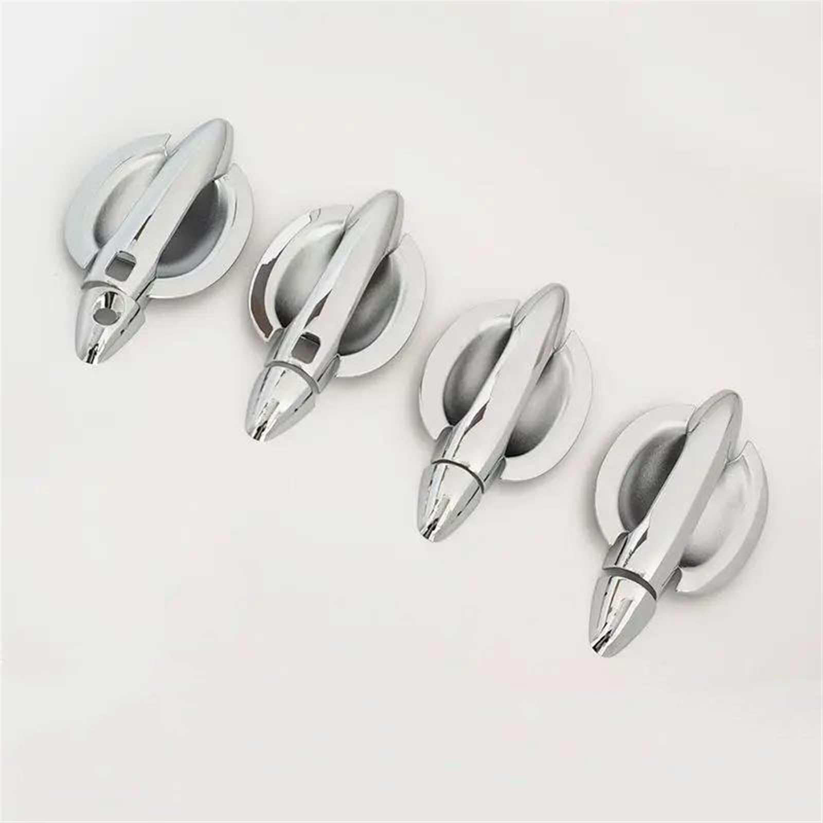 Kjhopy Silvere Car Accessories Styling Stickers For Kia Optima K5 Tf Mk3 2011-2015 Protective Cover Door Handle Outer Bowls Trim Exterior Door Handle(Silvere)
