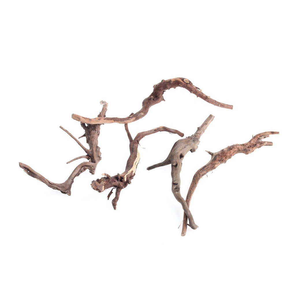 Dairyshop Wood Natural Trunk Driftwood Tree Aquarium Fish Tank Plant Stump Ornament Decor (Small)