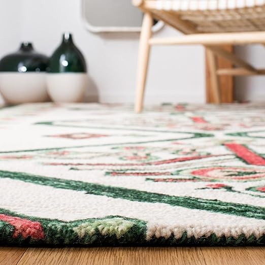 Image of OLEFIN Handmade Thick Woolen Anti Slip Carpet and Rugs for Living Room Bedroom Hall Dinning Room Kids Room