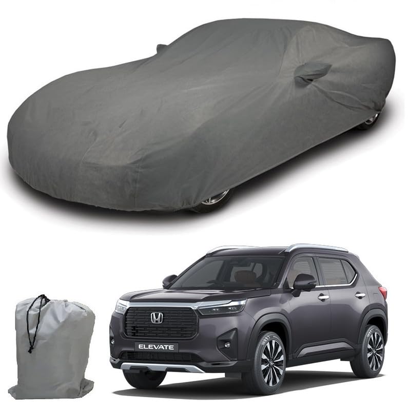 Image of ARCUATE Triple Layer Custom fit Car Body Cover for Honda Elevate |Top Layer Dustrproof | Middle Layer Waterproof | Bottom Layer Scratch Protection | Outdoor Indoor Fabric