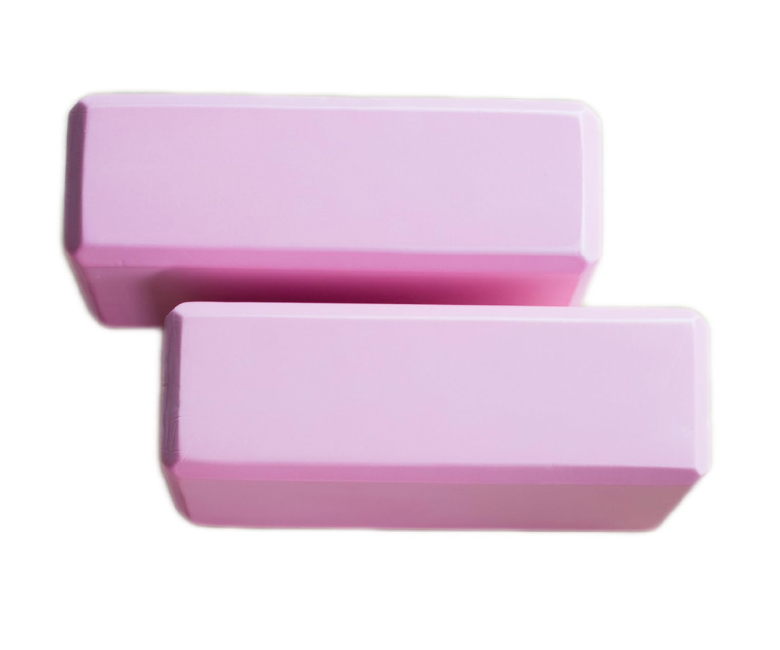 Blocchi da yoga in schiuma EVA ad alta densità, 2 confezioni da 22,9 x 15,2 x 7,6 cm ciascuno, supporto, leggero, con bordi smussati per yoga, pilates e meditazione