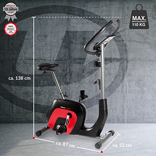Ultrasport Heimtrainer Ergometer, Fitnessrad zur individuellen Förderung von Gesundheit und Fitness, idealer Hometrainer… – Bild 3