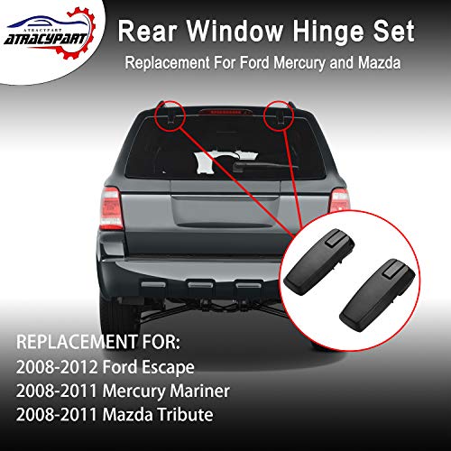 image for ATRACYPART Rear Window Hinge Set Liftgate Glass Hinge Right & Left | R