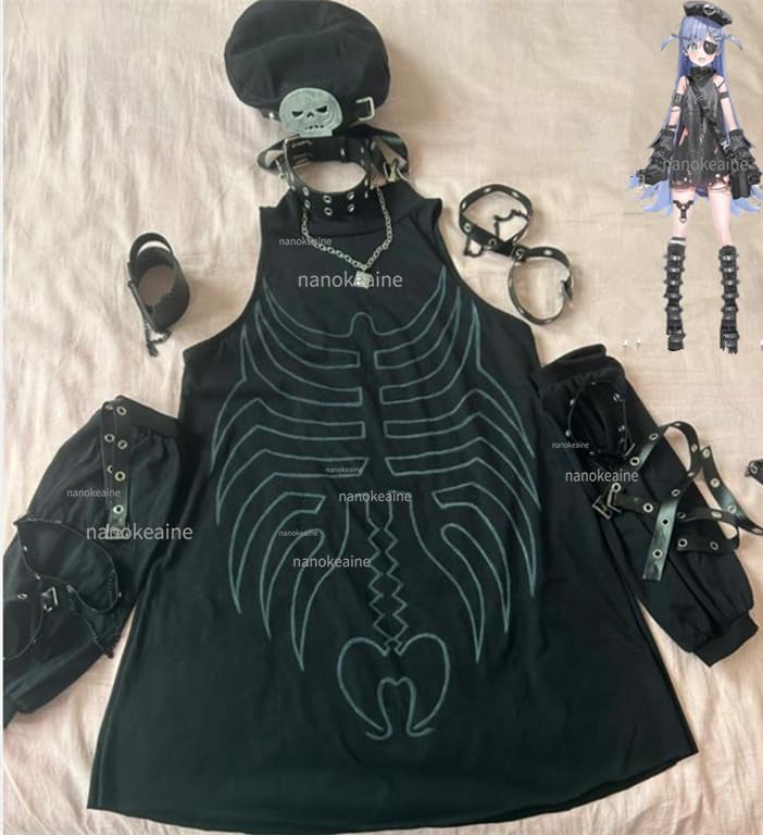 Amazon.co.jp: 実物撮影！ 夜乃 くろむ 新衣装 コスプレ衣装+帽 小物