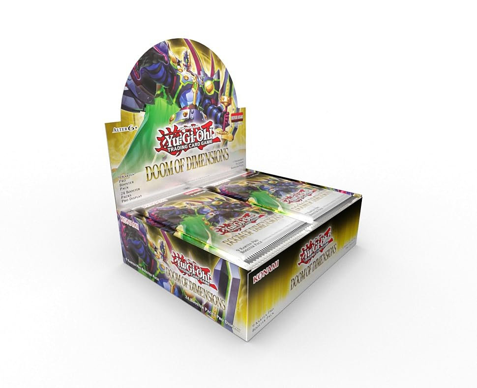 Yu-Gi-Oh Trading Card Game Doom of Dimensions Display - 1st Edition - German Edition, 12 cm x 14.2 cm x 0.1 cm - Image 2