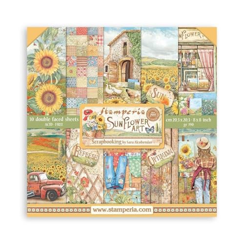 Scrapbooking Small Pad 10 fogli cm 20,3 X 20,3 (8
