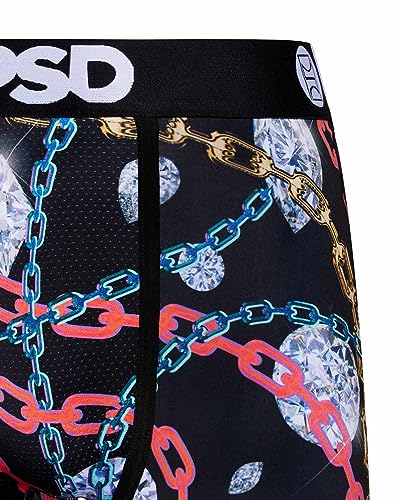 PSD Men's Boxer Briefs - Chain Block, 7 Inch Inseam, Moisture-Wicking, 4-Way Stretch, Boxer Briefs for Men, X-Large3