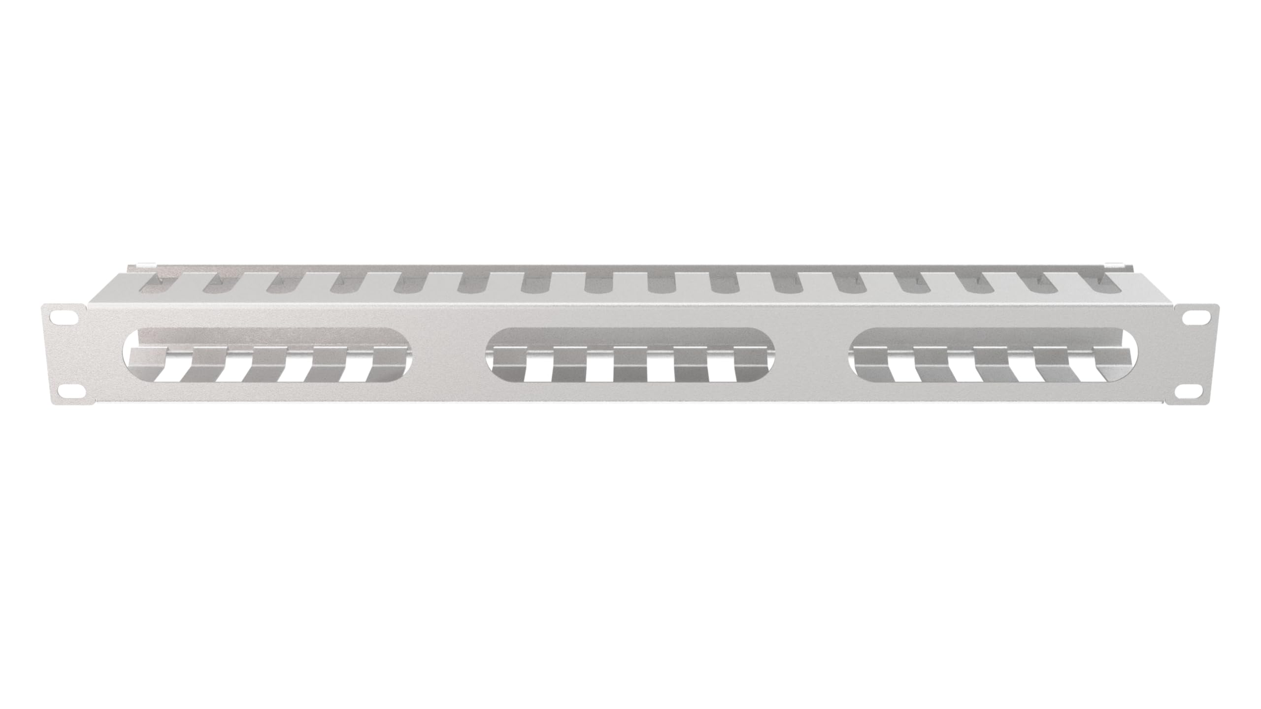 Cable Management Organizer 19 Pollici 1U Acciaio Canalina Passacavi
