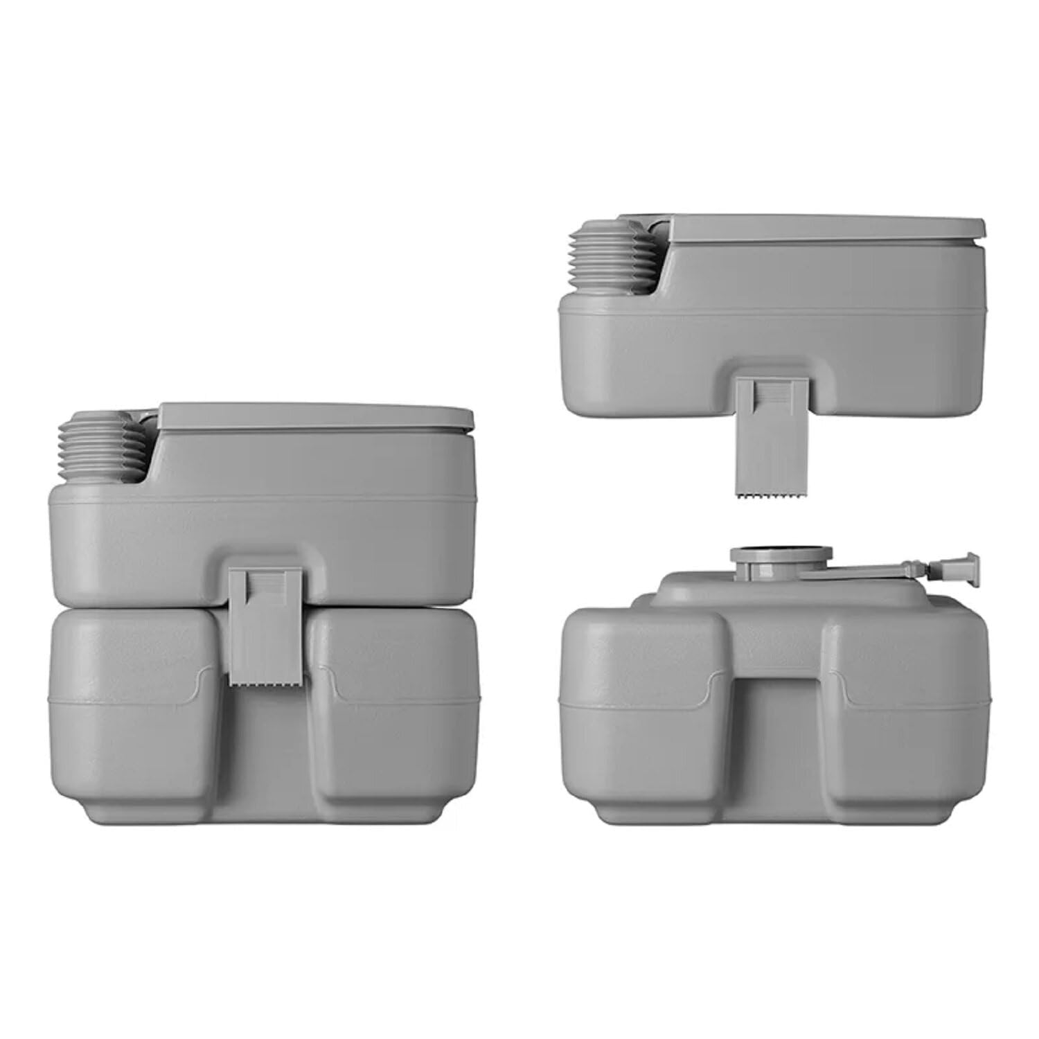 Campingtoilette 20L Reisetoilette Chemietoilette WC tragbar Mobil mobiles H 42cm