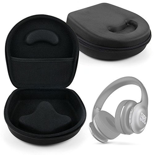 DURAGADGET Hard Black EVA Headphone Case (Headphones NOT Included) - Compatible with JBL