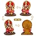 alikiki Indian Lakshmi Idol Statue - 5.1”H Hindu Goddess Laxmi MATA Murti India Pooja Item Home Office Temple Mandir Shrine Altar Diwali Puja Spiritual Decor Ideal Gifts for Indian Friend Relative