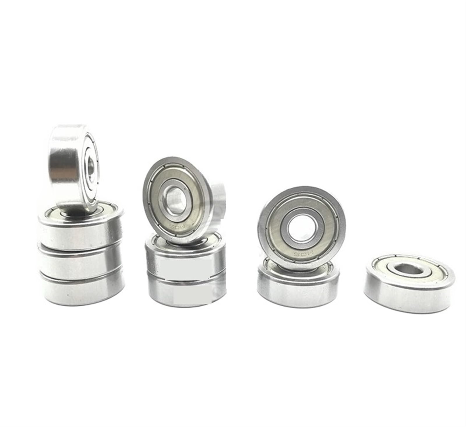 VSPPJYFG Bimetal Seal Shield Micro deep Groove Bearing 10pcs 638ZZ 8x28x9mm Deep Groove Ball Bearing