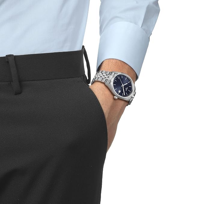 Image of Tissot Ballade Blue Dial Men's Watch T1564101104100